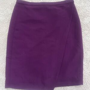 J. Crew Deep Plum Pencil Skirt